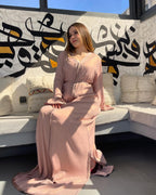 Caftan en Crêpe de Doie