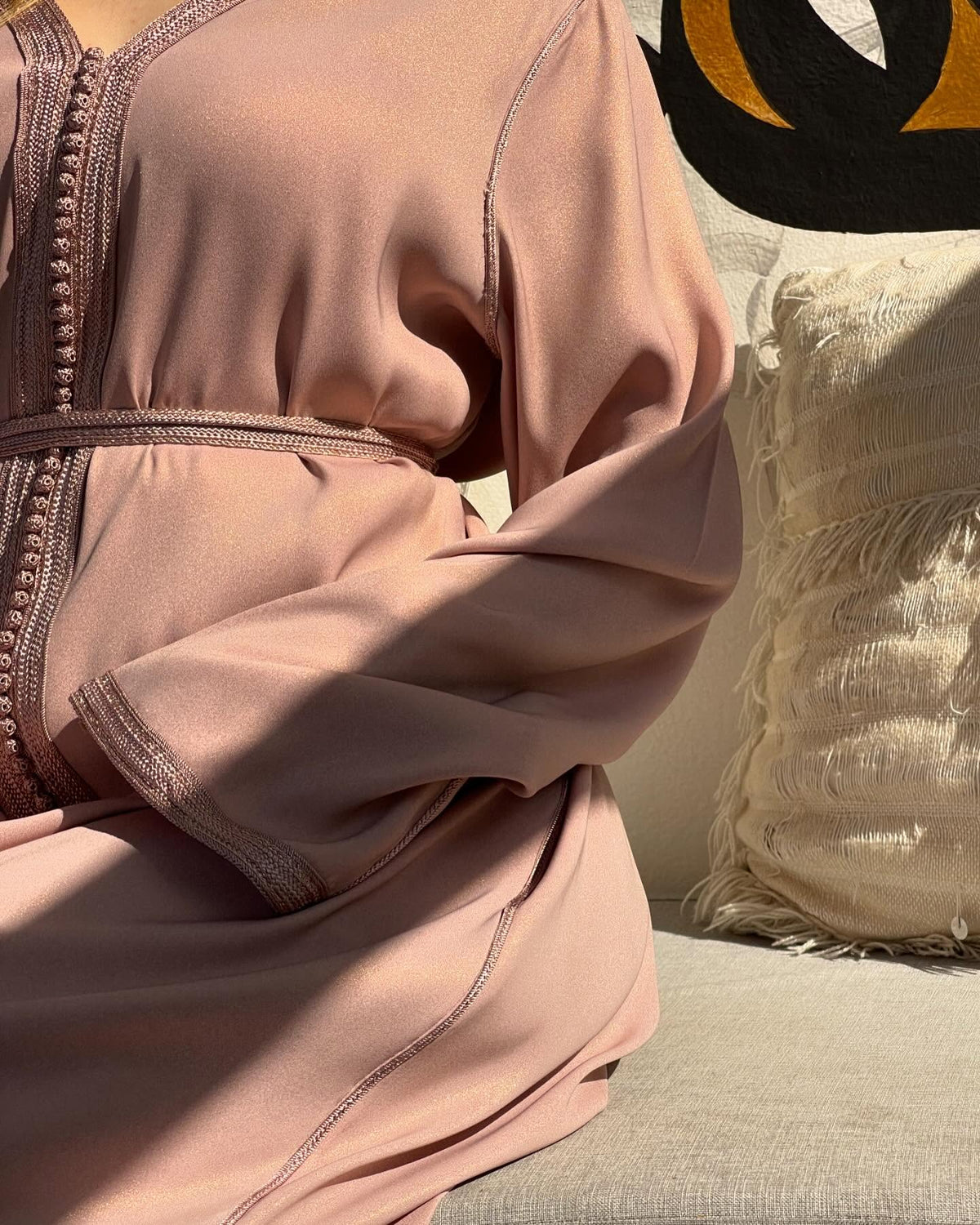 Caftan en Crêpe de Doie